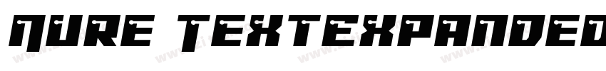 Nure TextExpanded字体转换 Nure TextExpanded字体转换